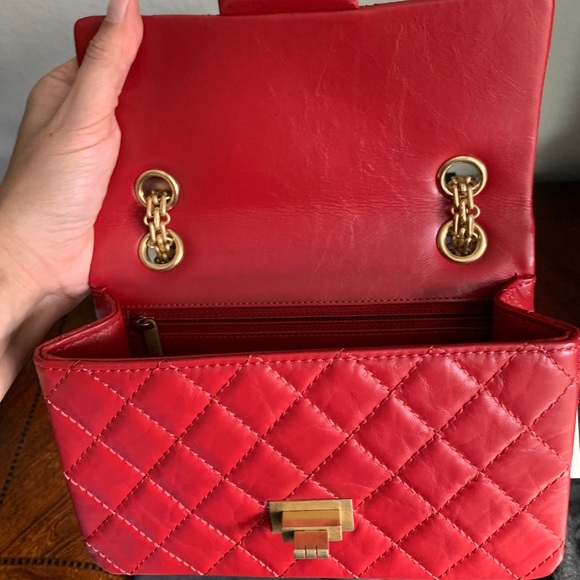 NWT Chanel Red Mini Reissue - Picture 6 of 8